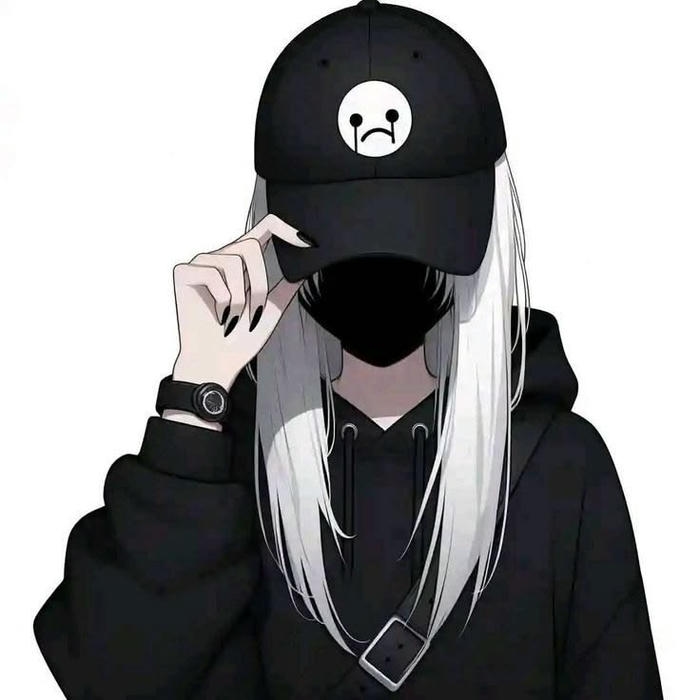hình anime che mặt sau khẩu trang