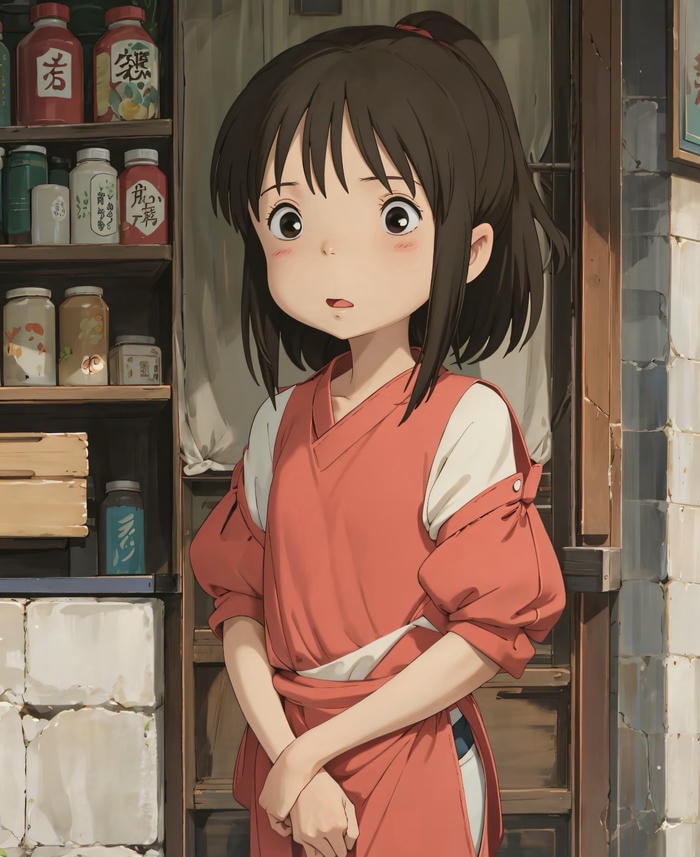 hình anime chill ánh đèn vàng