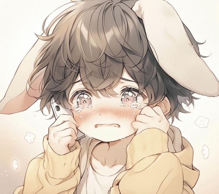 hình anime khóc khoảnh khắc đau