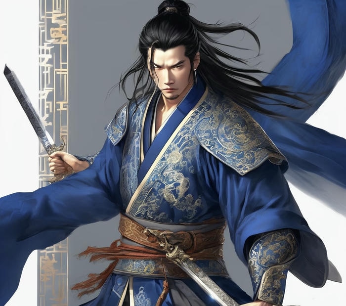 hình anime nam cổ trang bối cảnh xưa