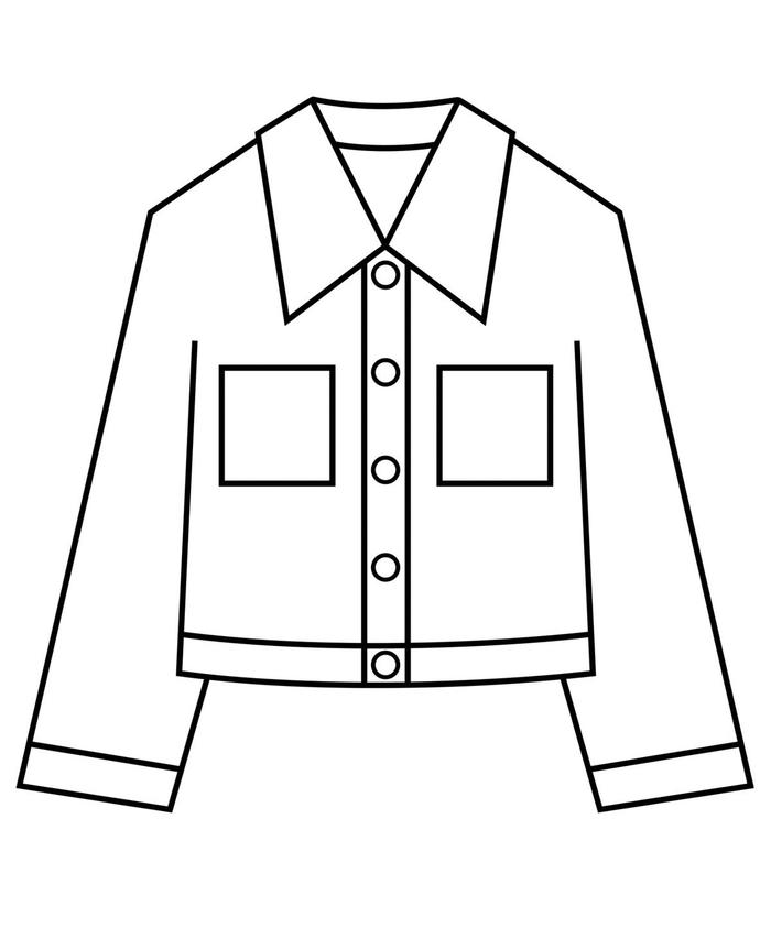 hình tranh áo mẫu tô màu