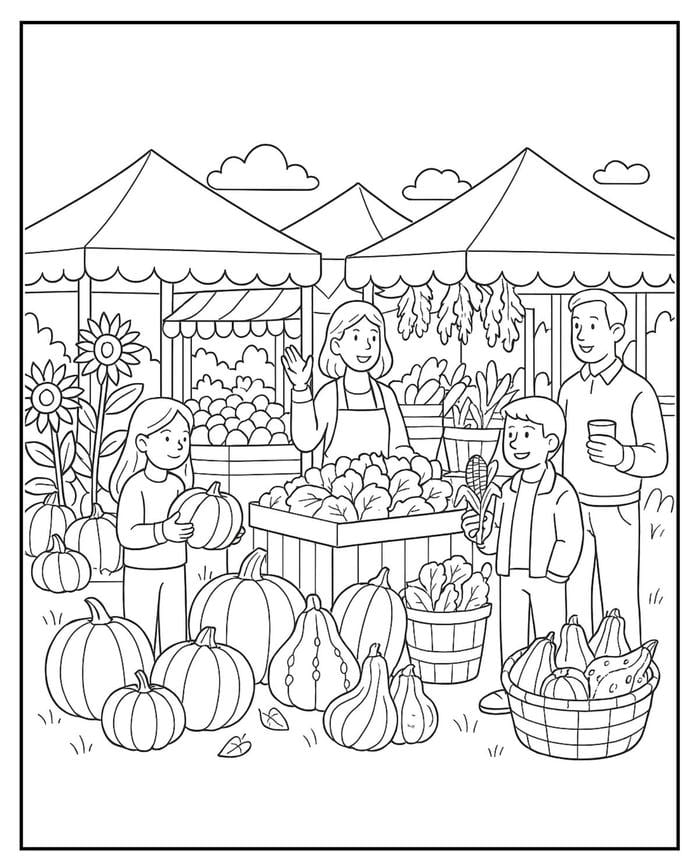 hình tranh tô màu rau củ quả đặc trưng