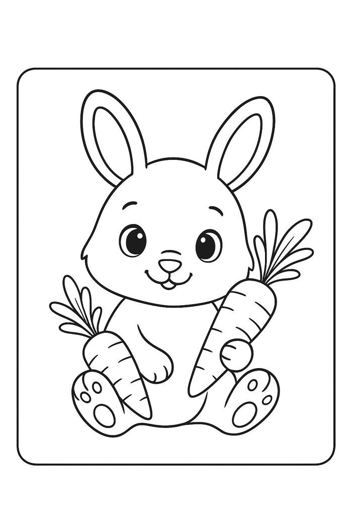 tranh cà rốt dùng trong lớp học