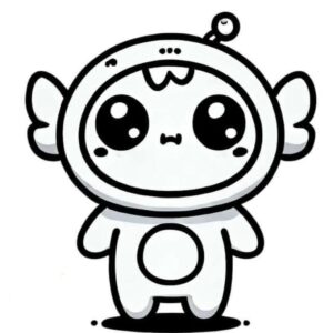 tranh tô màu đồ chơi baby three dễ thương