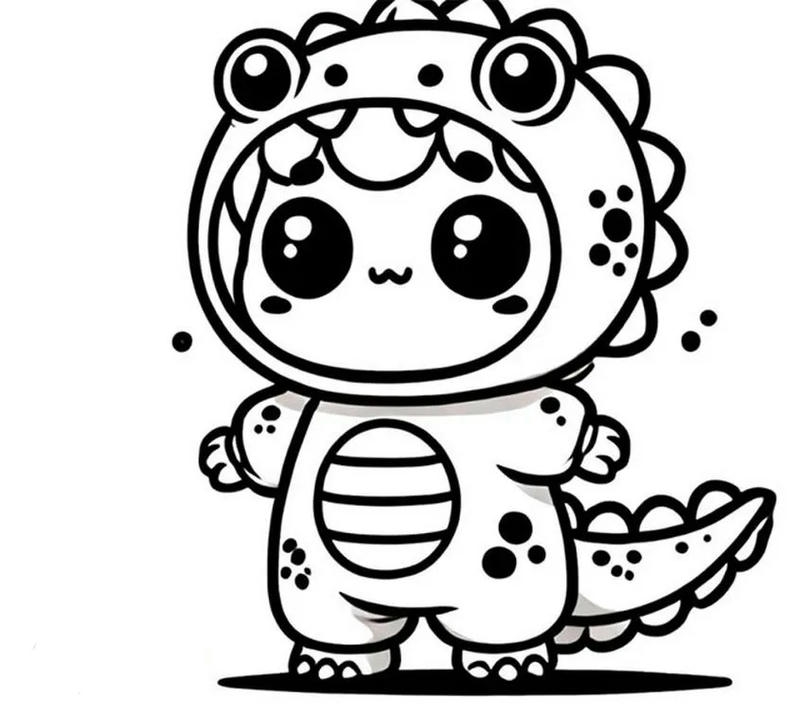 tranh tô màu đồ chơi baby three