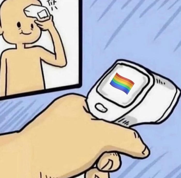 troll gay meme thông báo cầu vồng