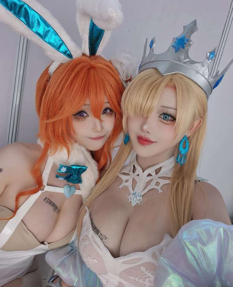 Ánh nhìn nóng bỏng từ Rioko cosplay trong không gian tối