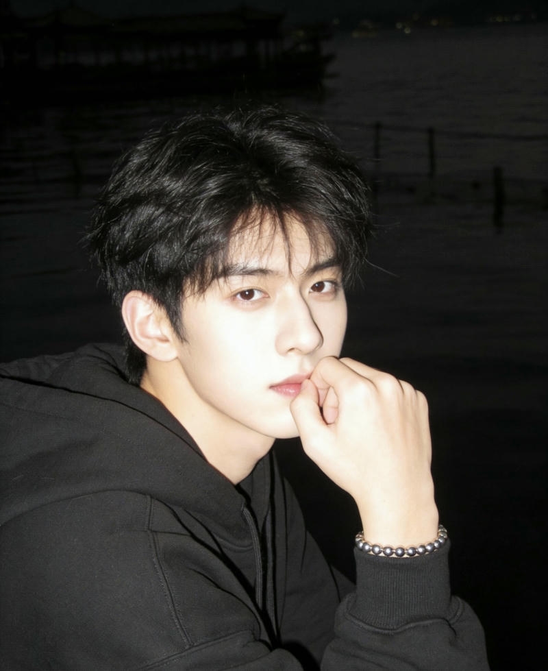 Chàng trai đẹp với phong thái nhẹ nhàng