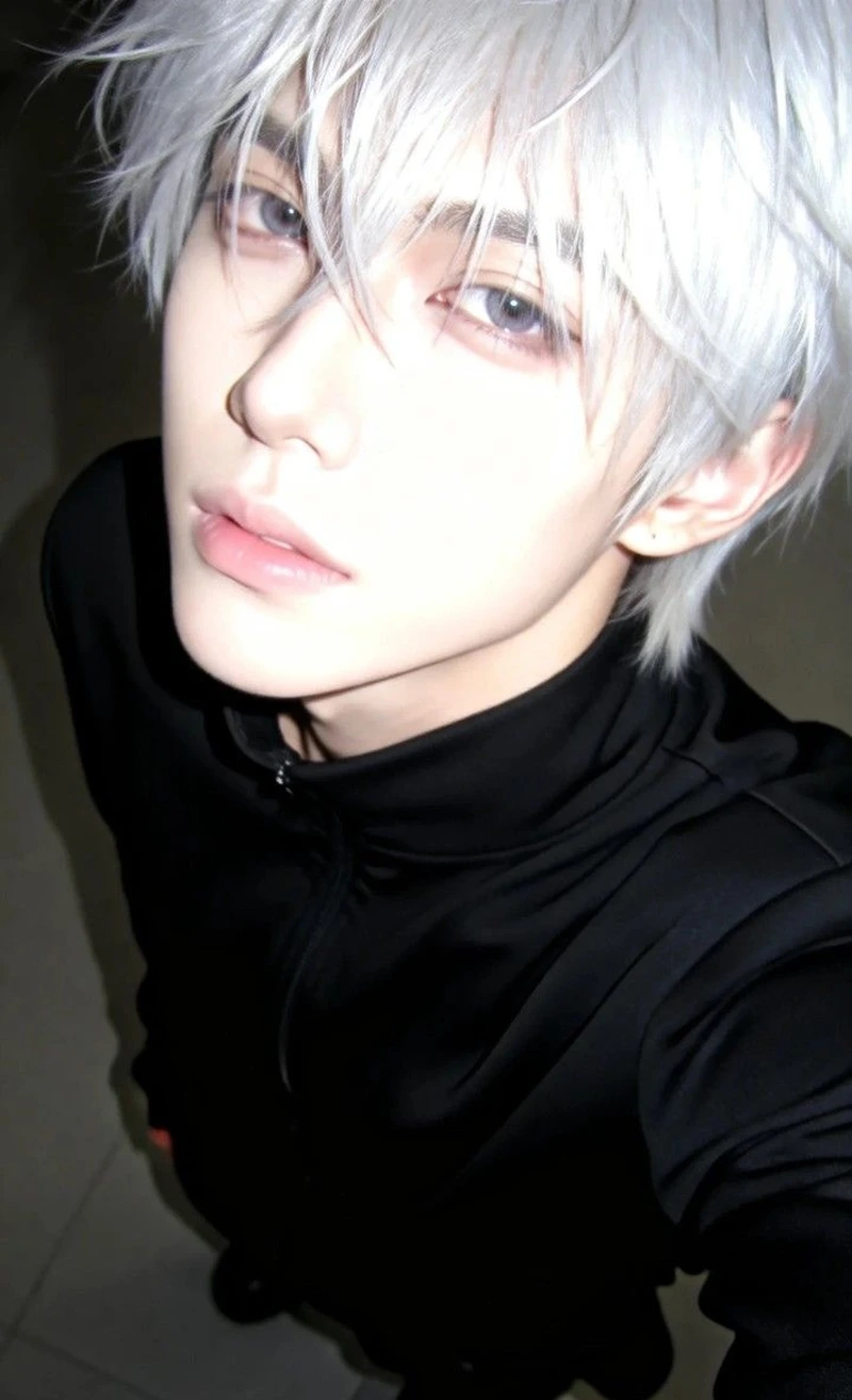 Cosplay Gojo Satoru ánh mắt sắc bén đầy sức hút