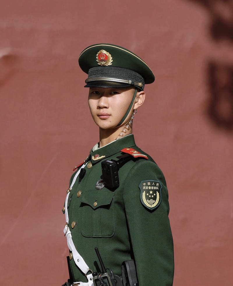 Hình ảnh bộ đội đẹp trai trong khoảnh khắc đời thường