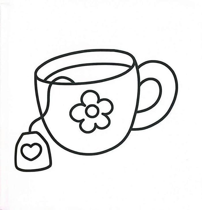 Hình ảnh cốc hình vẽ cơ bản