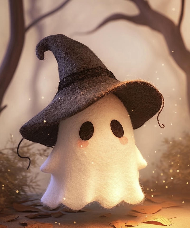 Hình chibi hồn ma nhỏ xinh yêu ngộ nghĩnh