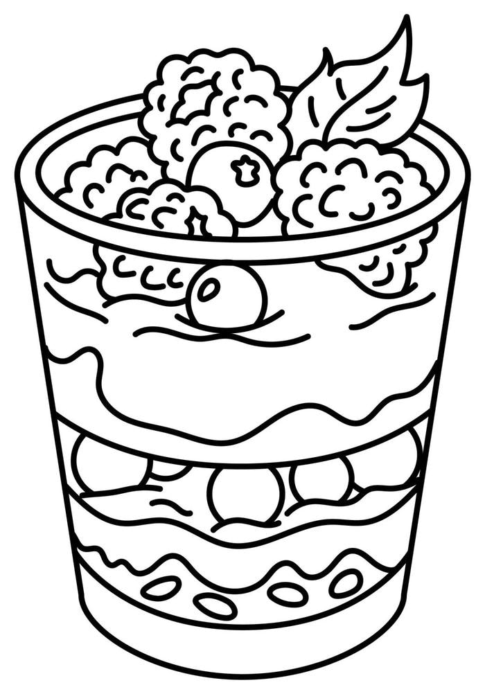 Hình tranh cốc đơn giản dễ tô