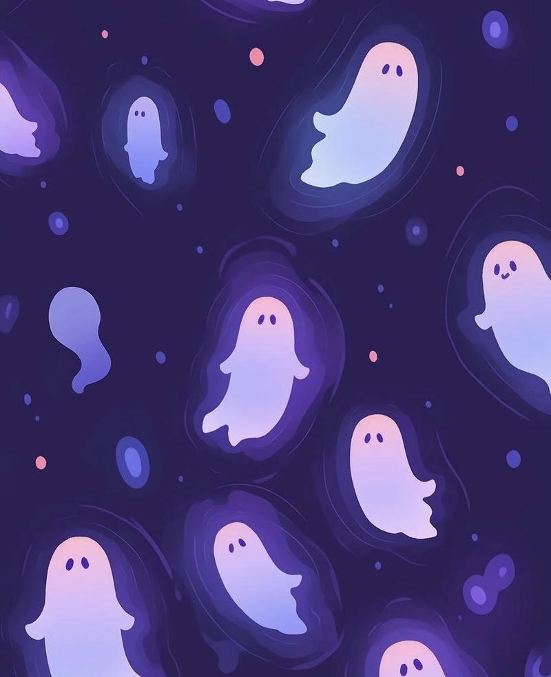 Nhân vật ma nhỏ xinh đáng yêu chibi cute