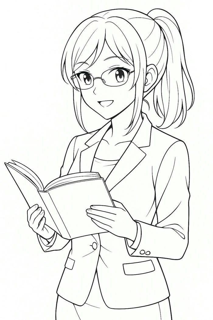 Tranh để tri ân tô màu cô giáo