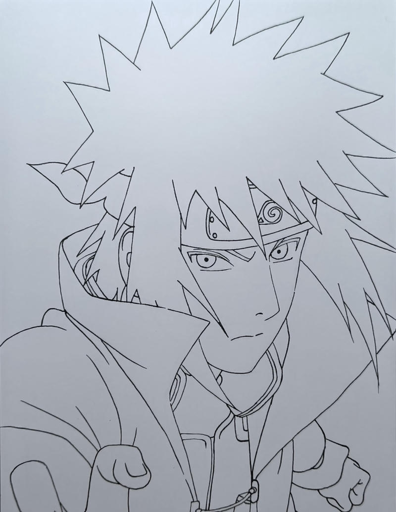 Tranh tô màu Naruto phong cách anime đẹp