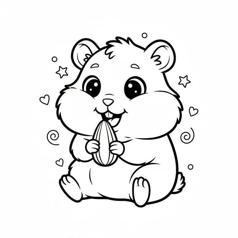 Tranh vẽ chuột đơn giản cho bé tập tô