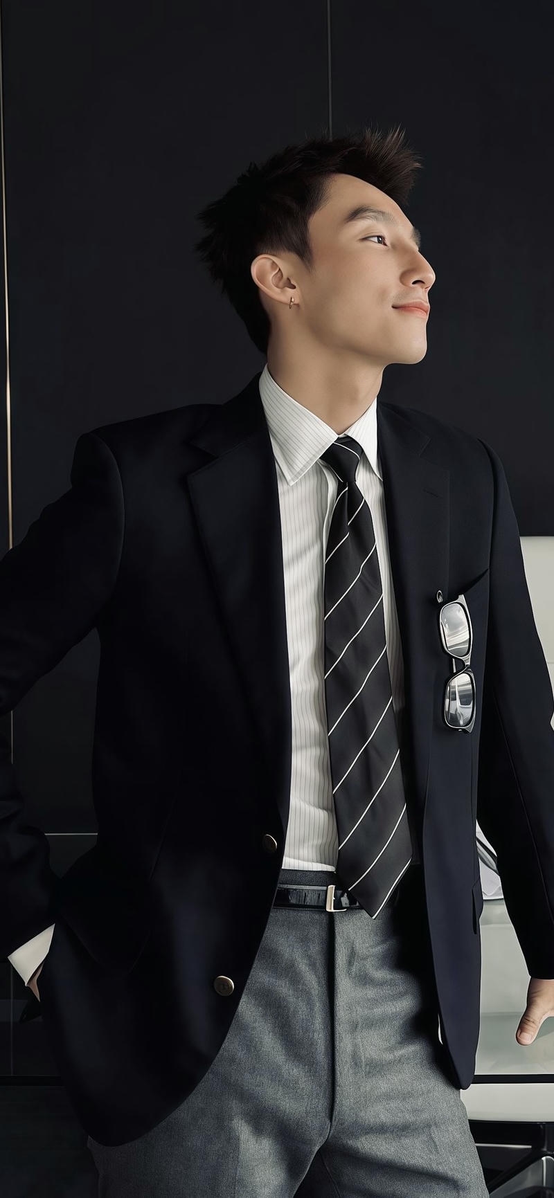 ảnh nền Sơn Tùng MTP tạo dáng lãng tử đẹp