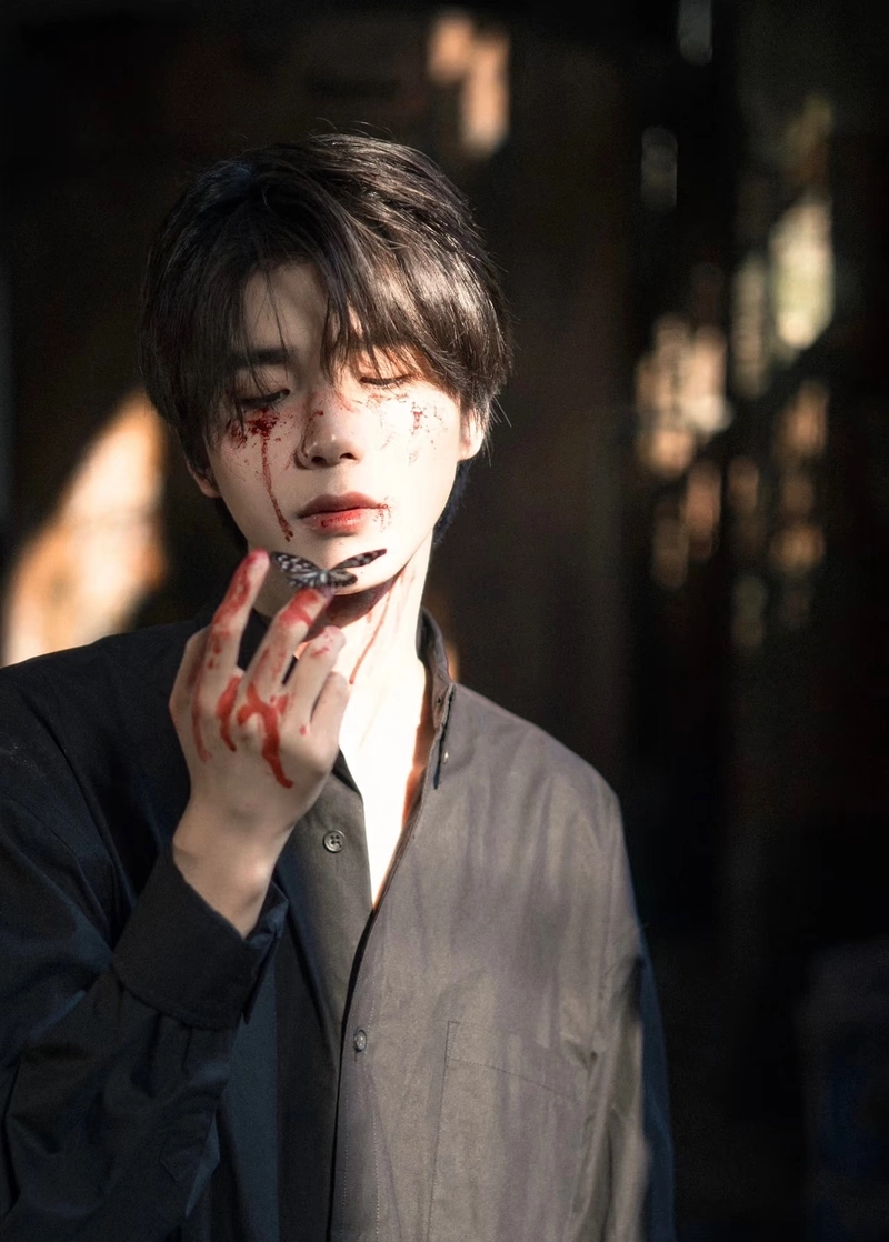 ảnh sad boy lạnh lùng tâm trạng rướm máu