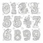 ảnh tranh tô màu số độc lạ