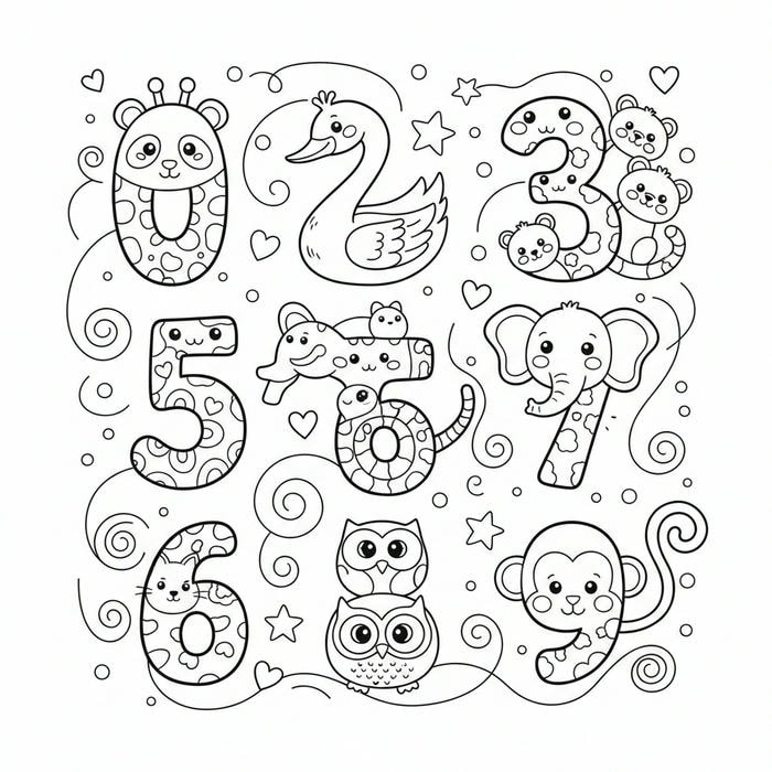 ảnh tranh tô màu số hiện đại trẻ trung