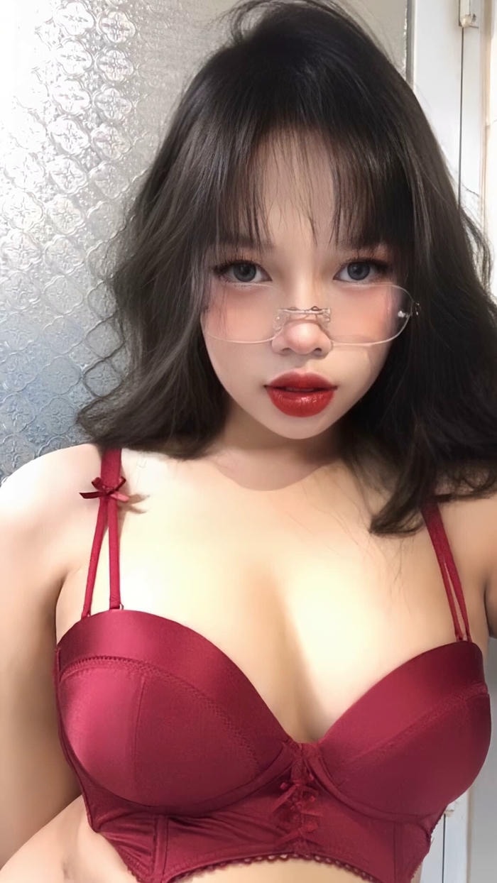 hình ảnh gái múp bố cục hài hòa