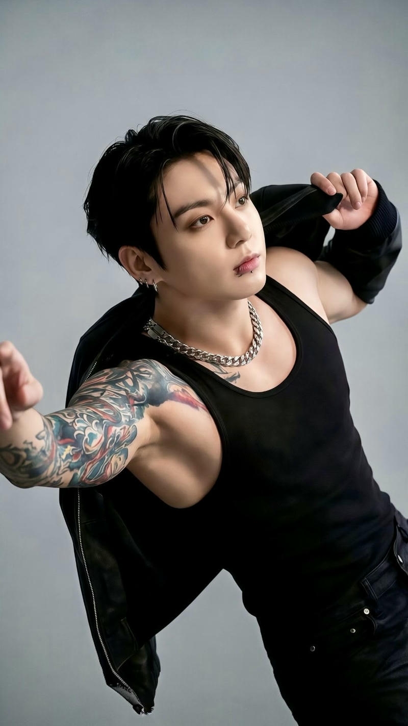 hình ảnh trai Hàn Quốc cá tính mạnh mẽ