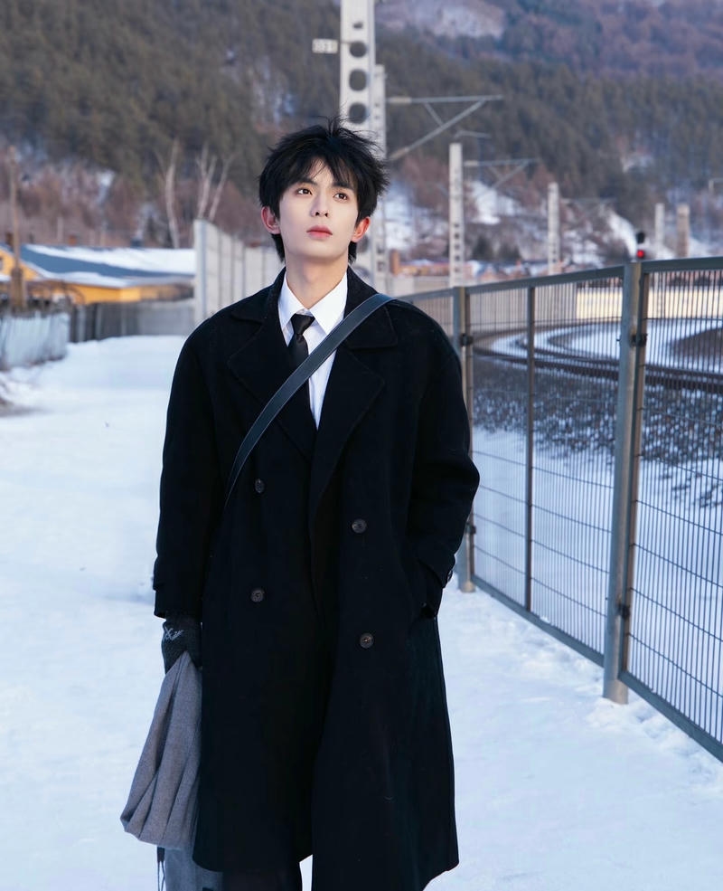 hình ảnh trai đẹp trung quốc trong tuyết