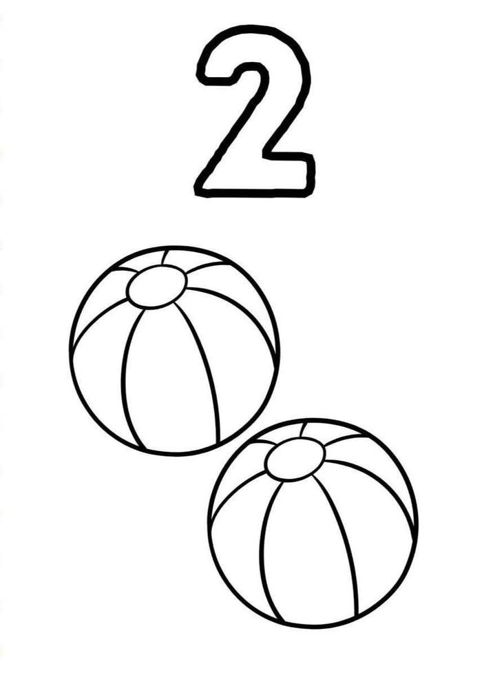 hình ảnh tranh tô màu số đẹp