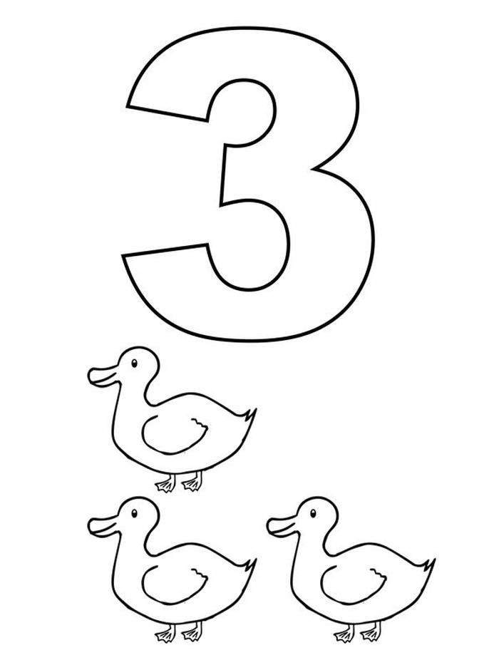 hình ảnh tranh tô màu số nhẹ nhàng