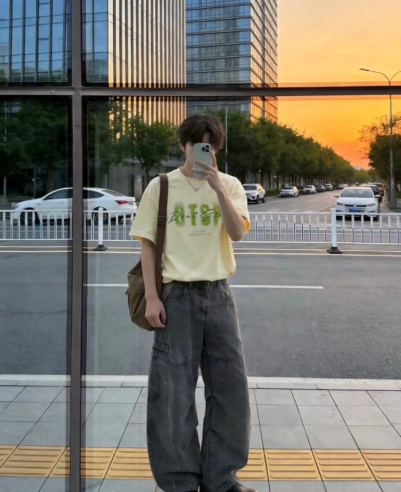 hình nam che mặt phong cách ảnh đường phố cá tính