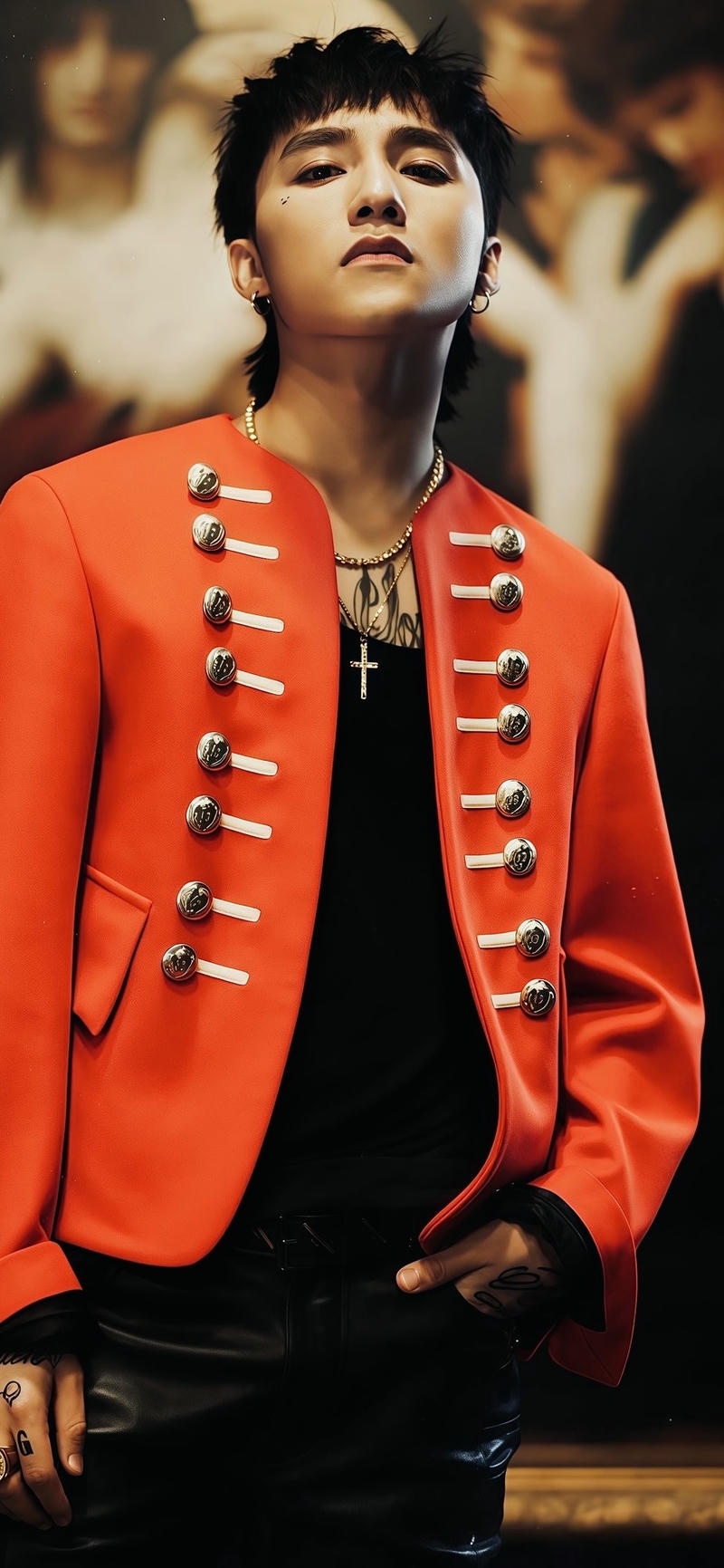 hình nền Sơn Tùng MTP trên bìa tạp chí thời trang