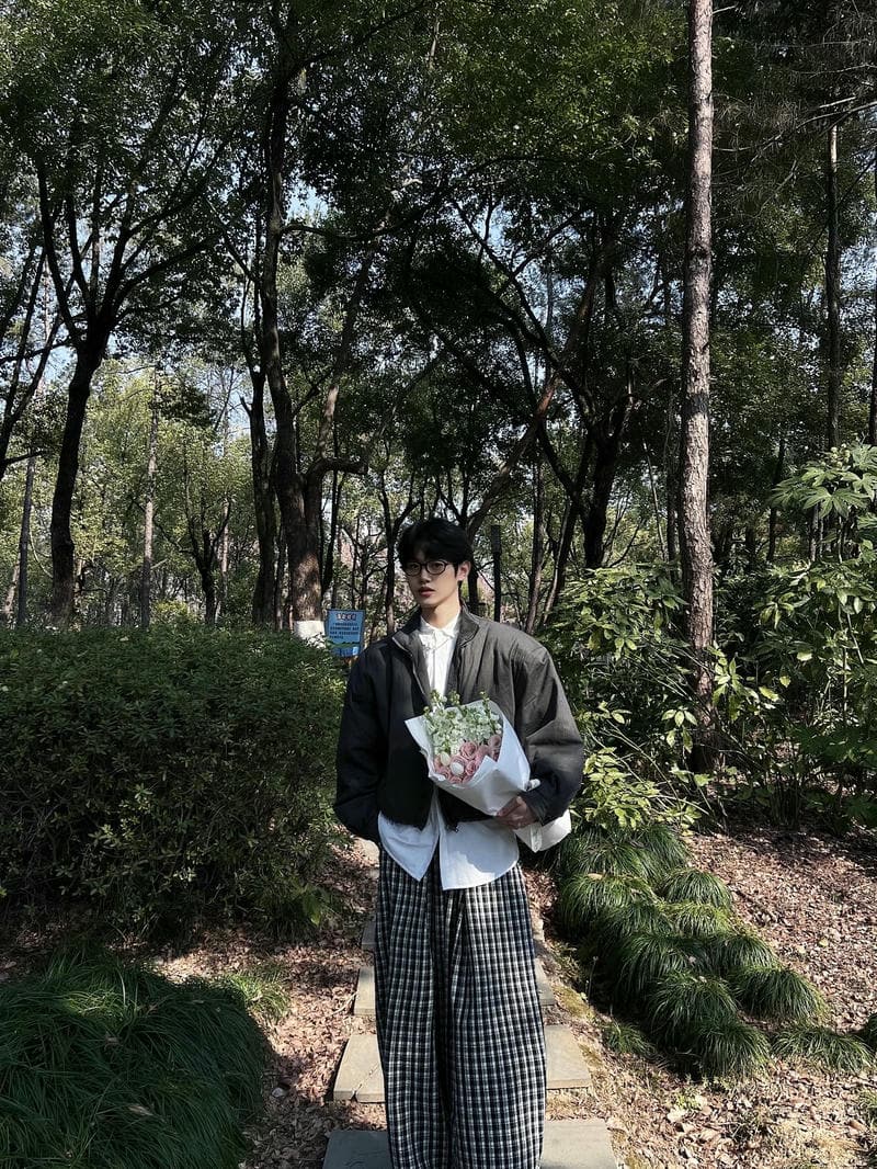 hình trai douyin đẹp trai chụp ngoài trời đẹp