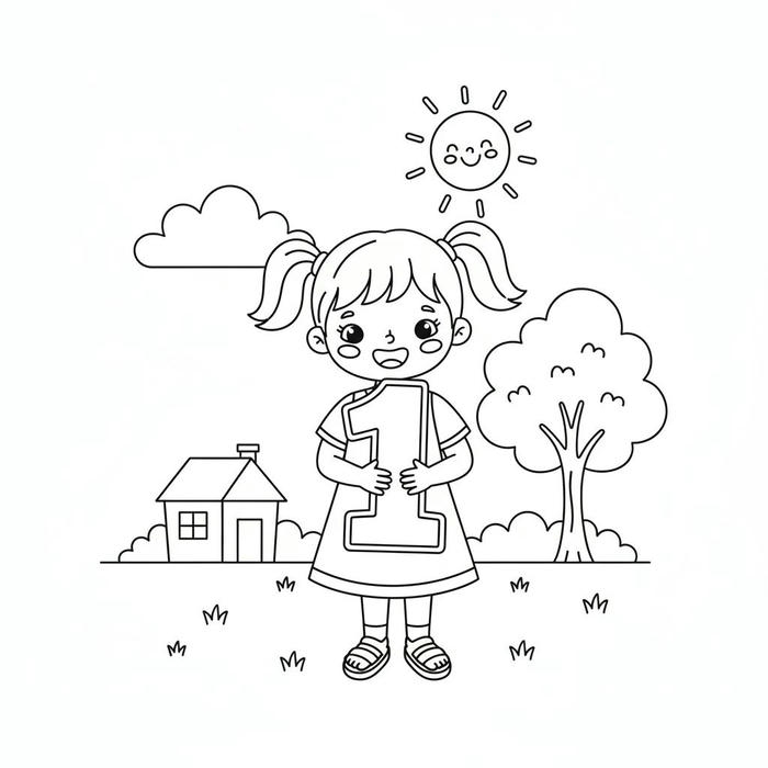 hình tranh tô màu số hiện đại sang trọng