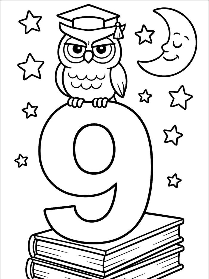 tranh tô màu số ấn tượng thu hút