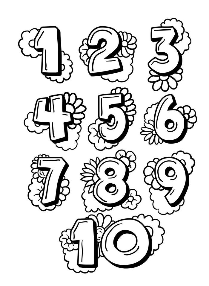 tranh tô màu số sáng tạo