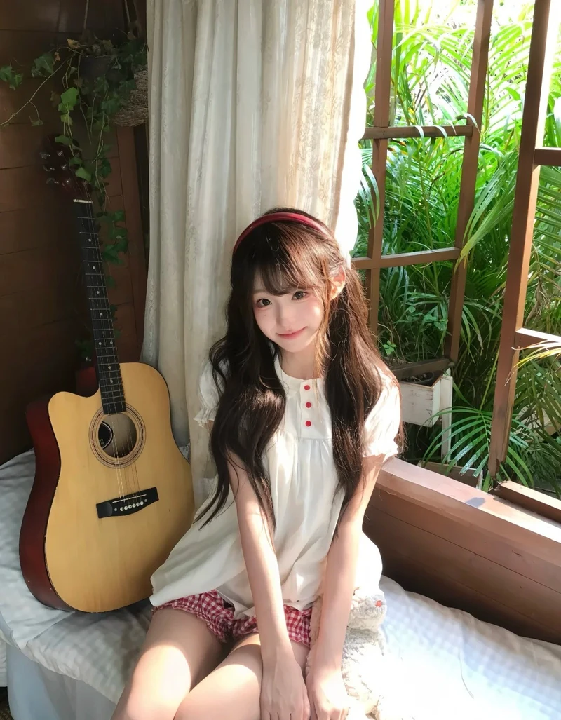 Gái xinh mặc quần ngắn trong bộ ảnh đời thường
