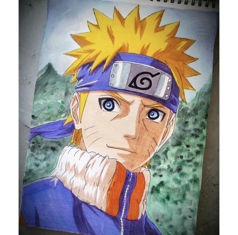 vẽ tranh naruto đẹp cho người mới bắt đầu