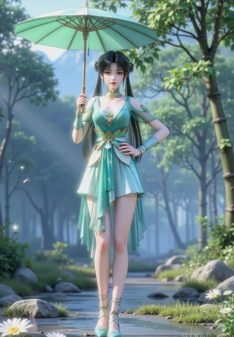 Ảnh Bích Dao 3D mang phong cách tiên hiệp được yêu thích