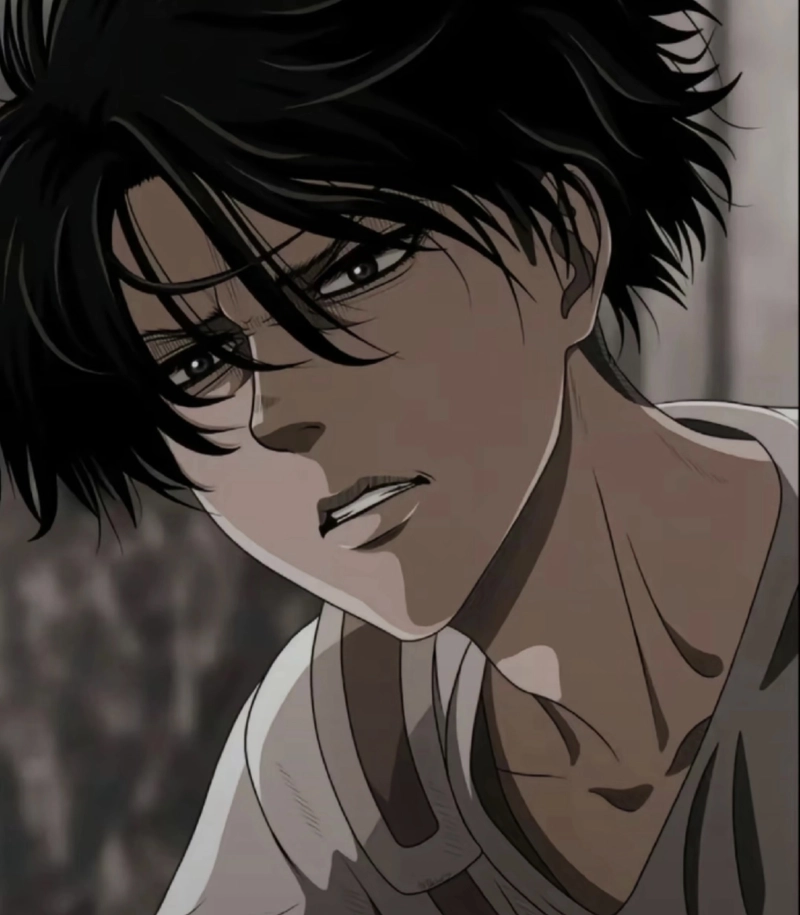 Ảnh Levi Ackerman mái tóc ngắn gọn đặc trưng