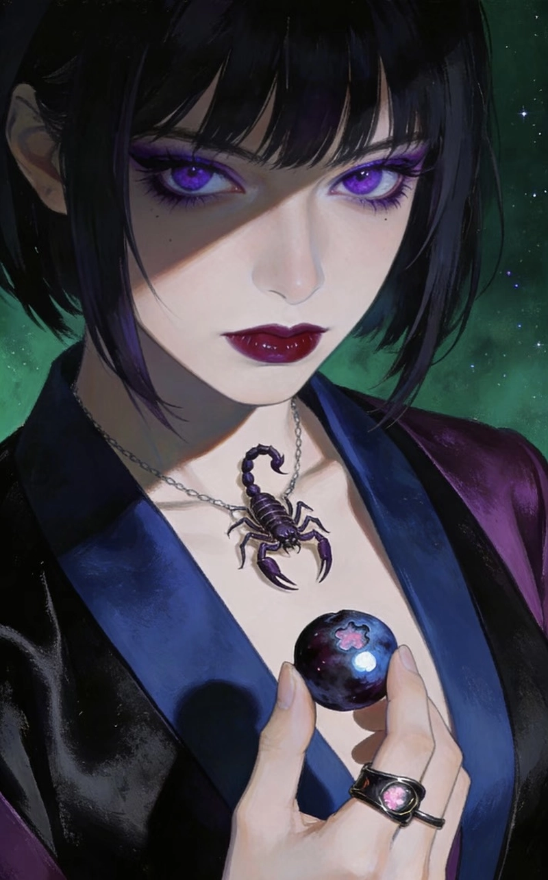 Ảnh anime huyền bí hình ảnh cung bọ cạp nữ anime