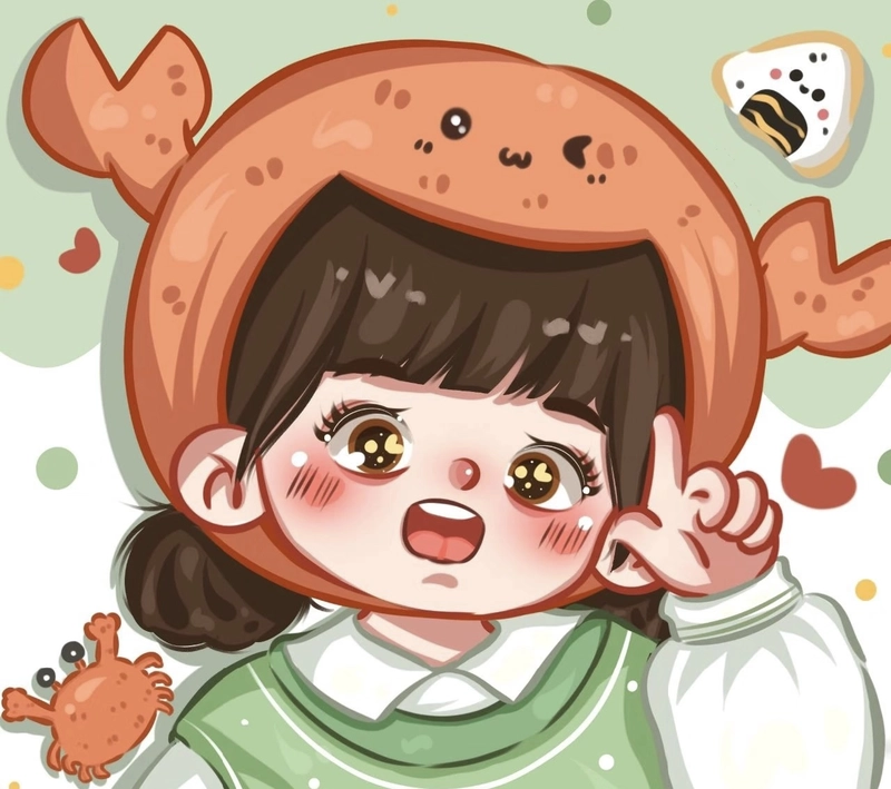 Ảnh anime mềm mại hình ảnh cung cự giải nữ anime