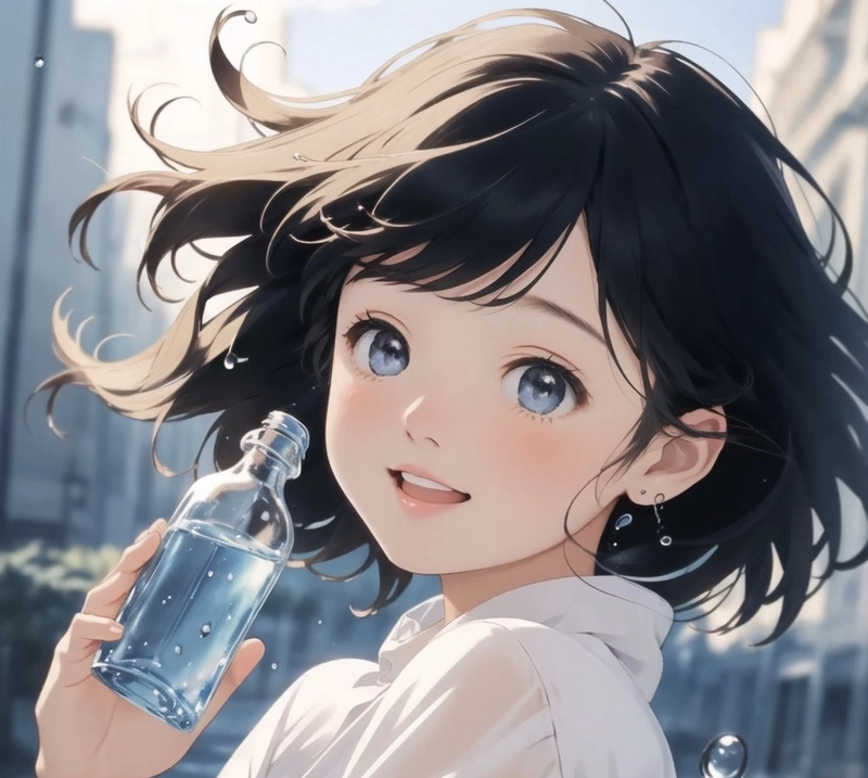 Ảnh chân dung đẹp hình ảnh cung bảo bình nữ anime