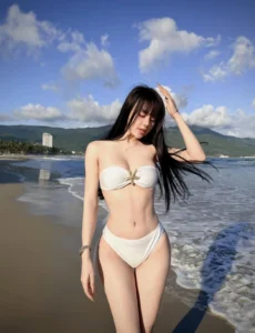 Ảnh cô giáo Hương bikini nóng bỏng nổi bật