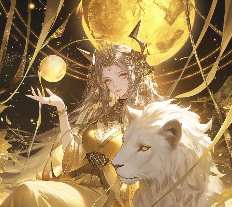Anime đẹp hình ảnh cung sư tử nữ anime lạnh sắc