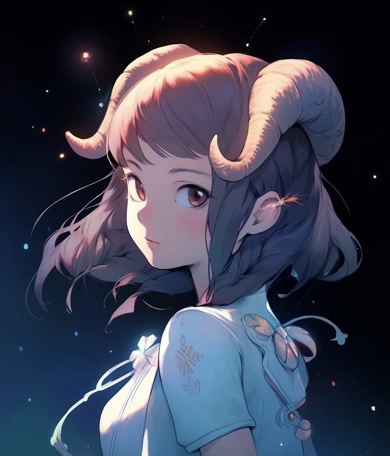 Biểu tượng lạ mang cung bạch dương anime