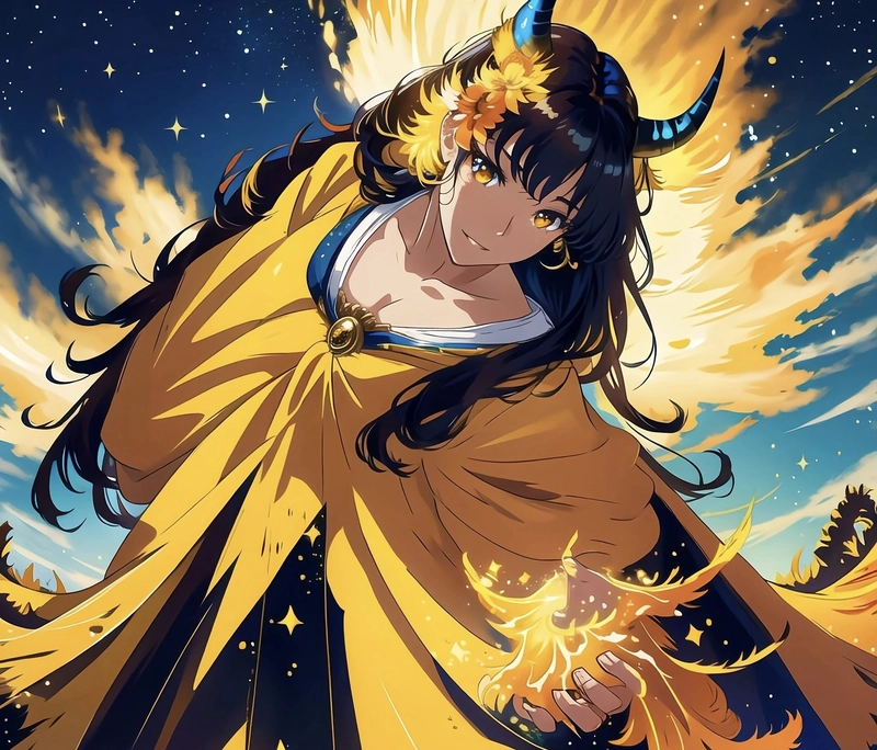 Chân dung nhẹ nhàng hình ảnh cung kim ngưu nữ anime