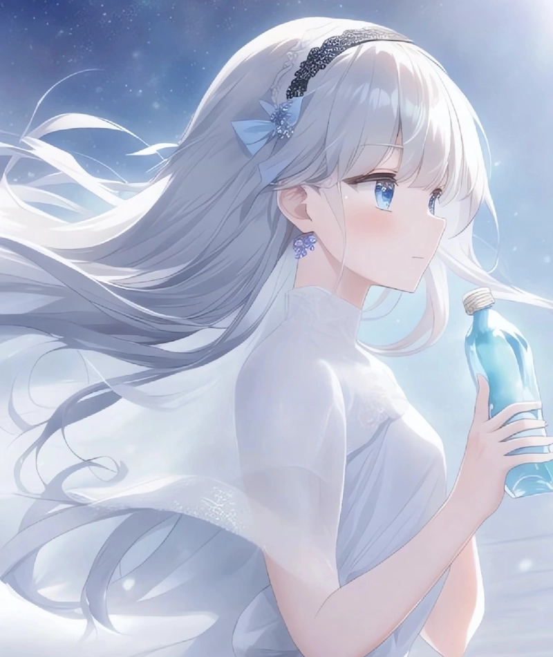Chân dung nữ nổi bật hình ảnh cung bảo bình nữ anime