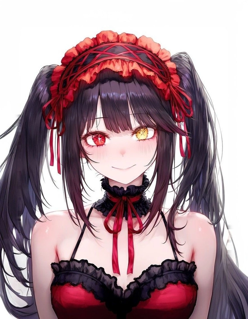 Cô gái anime Kurumi sử dụng năng lực điều khiển thời gian