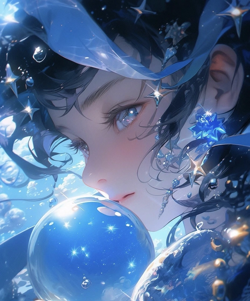 Cô gái cuốn hút hình ảnh cung xử nữ anime
